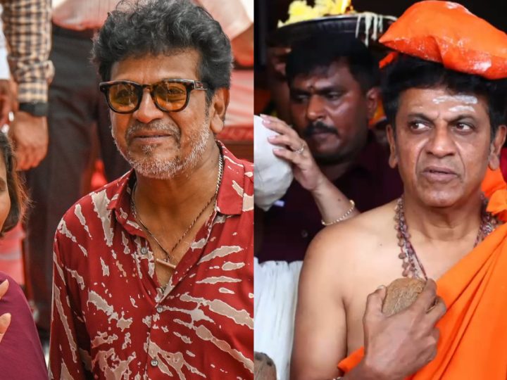 ಅಯ್ಯಪ್ಪ ಸ್ವಾಮಿ ದೇಗುಲಕ್ಕೆ ಇರುಮುಡಿ ಹೊತ್ತು ಸಾಗಿದ ಶಿವಣ್ಣ ದಂಪತಿ