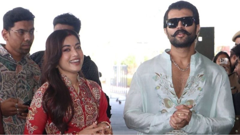 ಮದುವೆ ಬಳಿಕ ಮೊದಲ ಬಾರಿಗೆ ಪಬ್ಲಿಕ್‌ ಆಗಿ ಕಾಣಿಸಿಕೊಂಡ ರಶ್ಮಿಕಾ, ವಿಜಯ್‌ ದಂಪತಿ