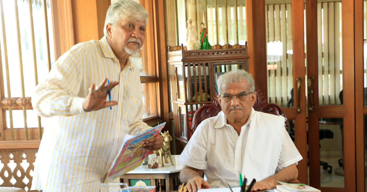 ‘ವೀರ ಕಂಬಳʼ ಚಿತ್ರಕ್ಕಾಗಿ ಬಣ್ಣ ಹಚ್ಚಿದ ವೀರೇಂದ್ರ ಹೆಗ್ಗಡೆ