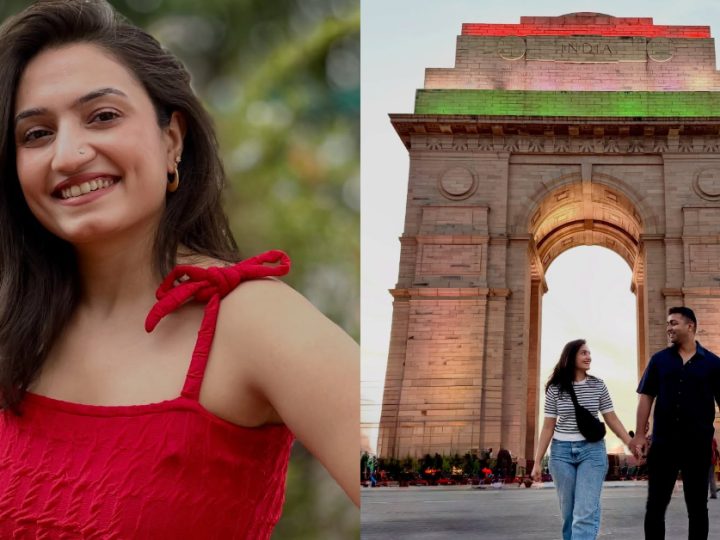 ಪತಿಯೊಡನೆ ದೆಹಲಿ ಪ್ರವಾಸದಲ್ಲಿ ನಟಿ ವೈಷ್ಣವಿ ಗೌಡ