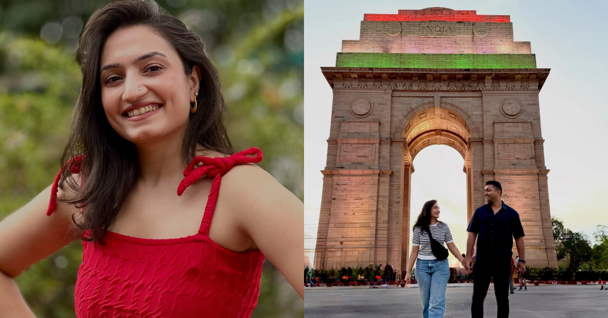 ಪತಿಯೊಡನೆ ದೆಹಲಿ ಪ್ರವಾಸದಲ್ಲಿ ನಟಿ ವೈಷ್ಣವಿ ಗೌಡ