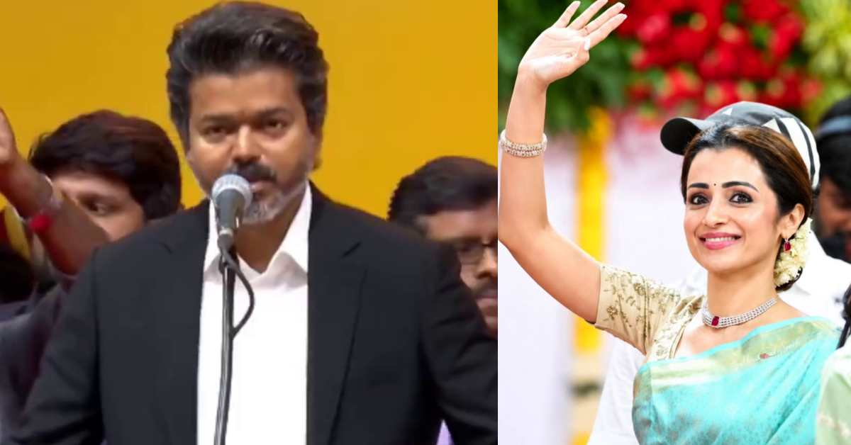 ಸಿಎಂ ಆಗಿ ದಳಪತಿ ವಿಜಯ್‌ ಪ್ರಮಾಣ ವಚನ- ಸಮಾರಂಭದಲ್ಲಿ ಮಿಂಚಿದ ತ್ರಿಶಾ